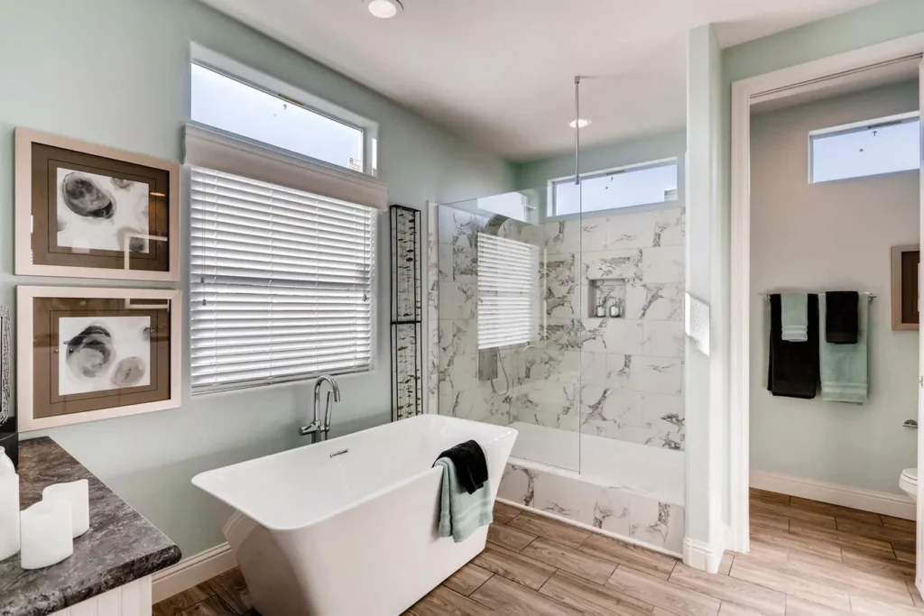 modular, manufactured, gated home park, three‑bed models, Cavco Desert Ridge Model Floorplan, custom